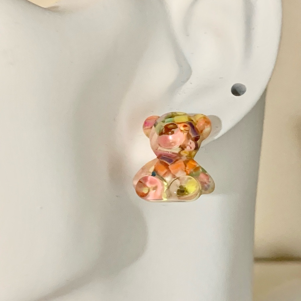 🐻Cute Gummy Bear earrings